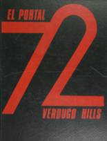 Verdugo Hills High School 1972 yearbook cover photo