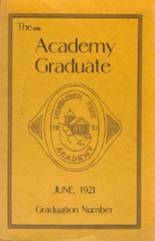 Newburgh Free Academy 1921 yearbook cover photo