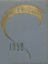 Chestnuthill High School 1959 yearbook cover photo