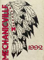 Mechanicville High School 1992 yearbook cover photo