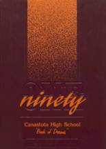 Canastota High School 1991 yearbook cover photo