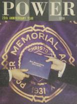 Power Memorial Academy 1956 yearbook cover photo