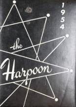Harlan Community High School 1954 yearbook cover photo