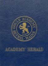 Gould Academy 1963 yearbook cover photo