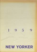 New York Mills High School 1959 yearbook cover photo