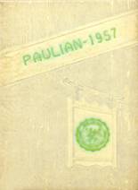 St. Paul's High School 1957 yearbook cover photo