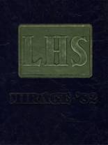 Lancaster High School 1982 yearbook cover photo