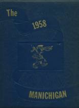 Manistee High School 1958 yearbook cover photo