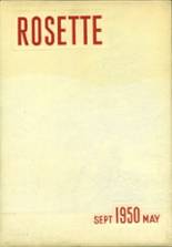 Roseville High School 1950 yearbook cover photo