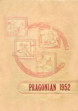 Prague High School 1952 yearbook cover photo