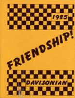 Davison High School 1985 yearbook cover photo