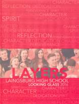 Laingsburg High School 2016 yearbook cover photo