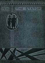 Corning Free Academy 1934 yearbook cover photo