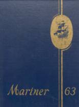 Marine City High School 1963 yearbook cover photo
