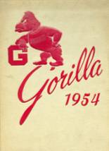 Gregory High School 1954 yearbook cover photo