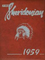 Sheridan Community High School 1959 yearbook cover photo