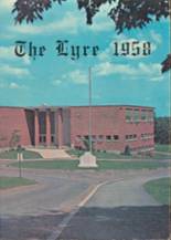 Baldwinsville High School 1958 yearbook cover photo