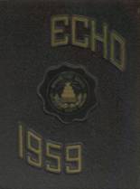 Boyden High School 1959 yearbook cover photo