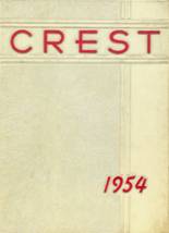 Wilson High School 1954 yearbook cover photo