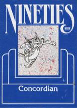 Concord High School 1990 yearbook cover photo
