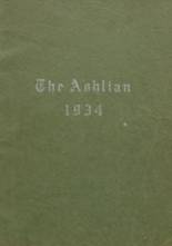 1934 Ashley High School Yearbook from Ashley, Ohio cover image