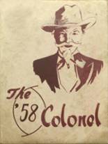 Bourbon County High School 1958 yearbook cover photo