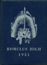 Romulus High School 1951 yearbook cover photo