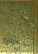 Morgantown High School 1951 yearbook cover photo
