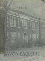 Avon High School 1953 yearbook cover photo