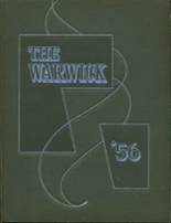 Warwick High School 1956 yearbook cover photo