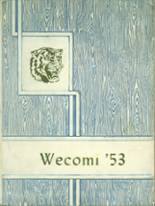 Wheaton Community High School 1953 yearbook cover photo