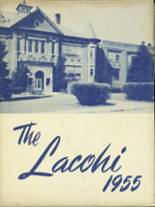 Lafontaine High School 1955 yearbook cover photo