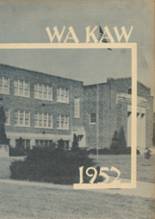Wamego High School 1952 yearbook cover photo