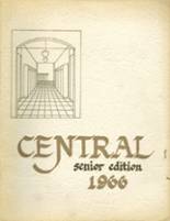 1966 Central High School Yearbook from Evansville, Indiana cover image
