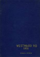 West High School 1951 yearbook cover photo