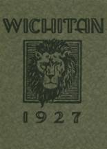 Wichita High School 1927 yearbook cover photo