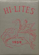 1959 North High School Yearbook from West union, Iowa cover image