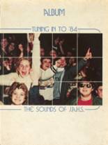 Adams High School 1984 yearbook cover photo