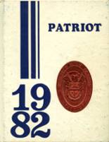 Patapsco High School 1982 yearbook cover photo