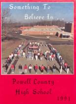 Powell County High School 1991 yearbook cover photo