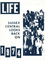 1974 Sussex Central High School Yearbook from Georgetown, Delaware cover image