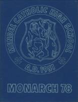 Mendel Catholic Preparatory High School 1978 yearbook cover photo