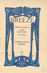 Albion High School 1910 yearbook cover photo
