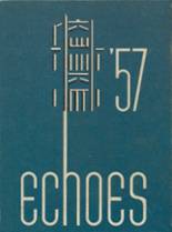East High School 1957 yearbook cover photo