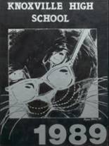 Knoxville High School 1989 yearbook cover photo