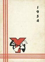 Ypsilanti High School 1954 yearbook cover photo