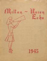 Milton-Union High School 1945 yearbook cover photo