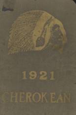 Cherokee High School 1921 yearbook cover photo