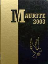 Maur Hill-Mount Academy 2003 yearbook cover photo