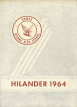Hiland High School 1964 yearbook cover photo